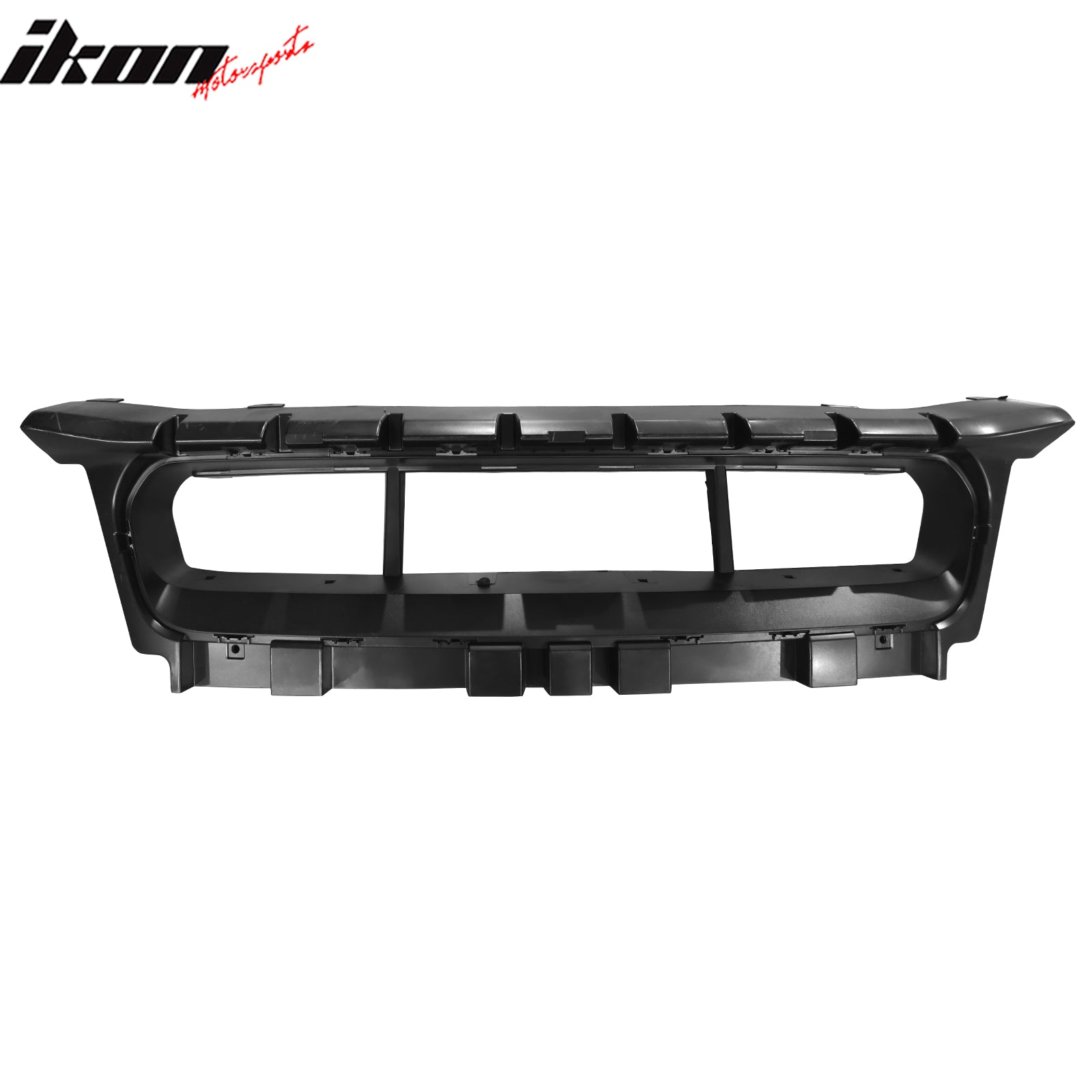 Fits 15-23 Charger Upper Lower Grilles Front Bumper Cover W/ Matte Black Lip PP