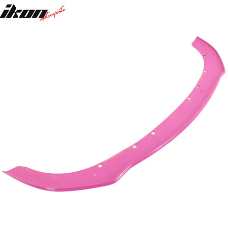 Fits 15-23 Charger SRT Upper Lower LED Grilles Front Bumper Cover W/ Pink Lip PP