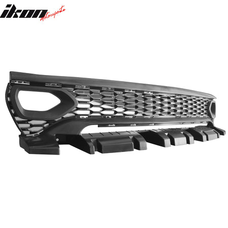 For 15-23 Charger SRT Upper Lower LED Grille Front Bumper Cover W/ Yellow Lip PP