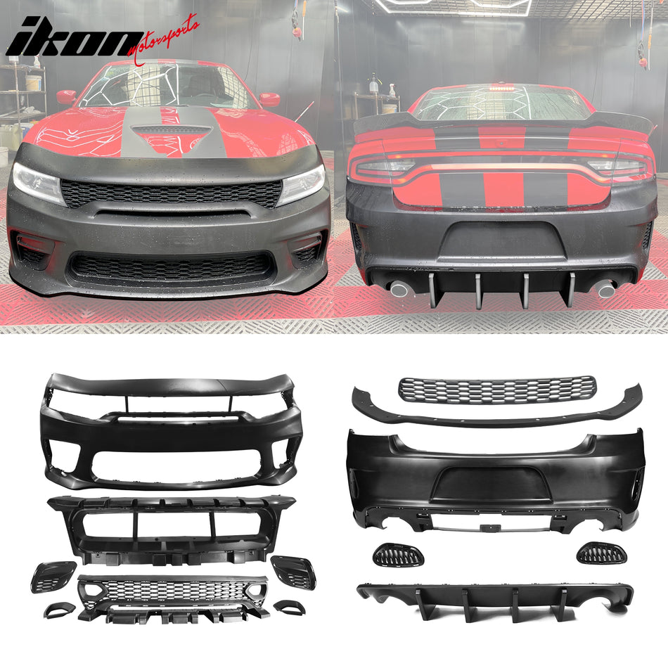 2015-2023 Dodge Charger Widebody SRT Rear & Front Bumper Lip Diffuser