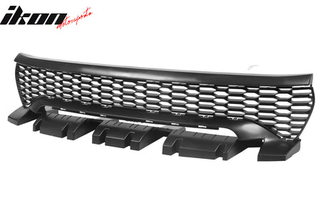 For 15-23 Charger Widebody Style Front Bumper Cover W/ Grilles + Foglight Covers