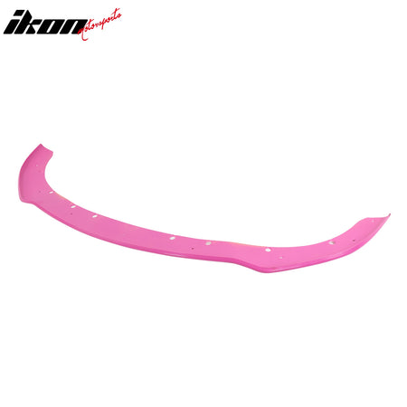 For 15-23 Charger Upper Lower Grilles Front Bumper Conversion W/ Pink Lip LED PP