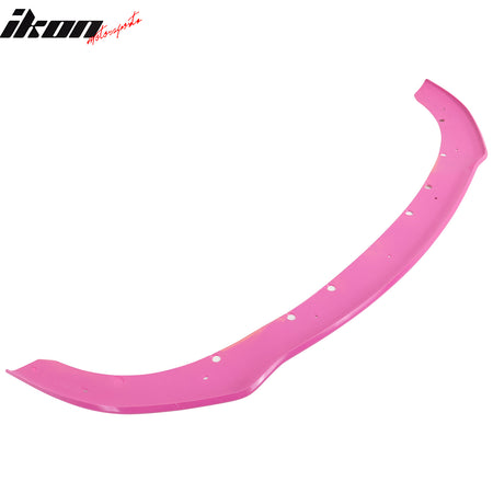 Fits 15-23 Charger SRT Upper Lower LED Grilles Front Bumper Cover W/ Pink Lip PP