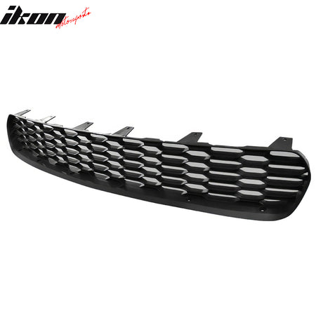 Fits 15-23 Charger SRT Upper Lower Grille Bumper Cover W/ Matte Black Lip PP LED