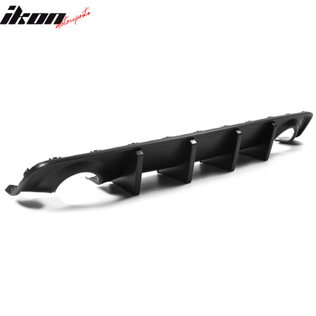 Fits 15-23 Charger SRT Upper Lower Grille Front Bumper W/ Matte Black Lip PP LED