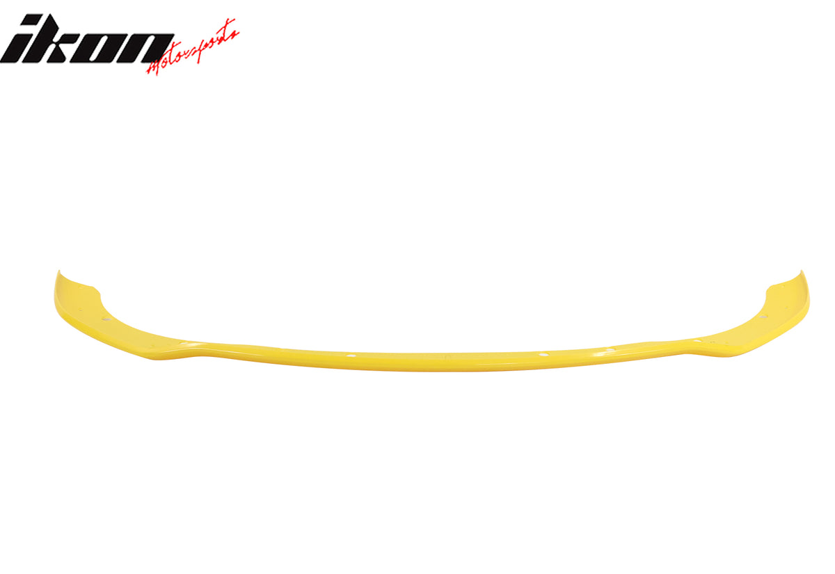 Fits 15-23 Charger SRT Upper Lower Grilles Front Bumper Cover Yellow Lip PP LED