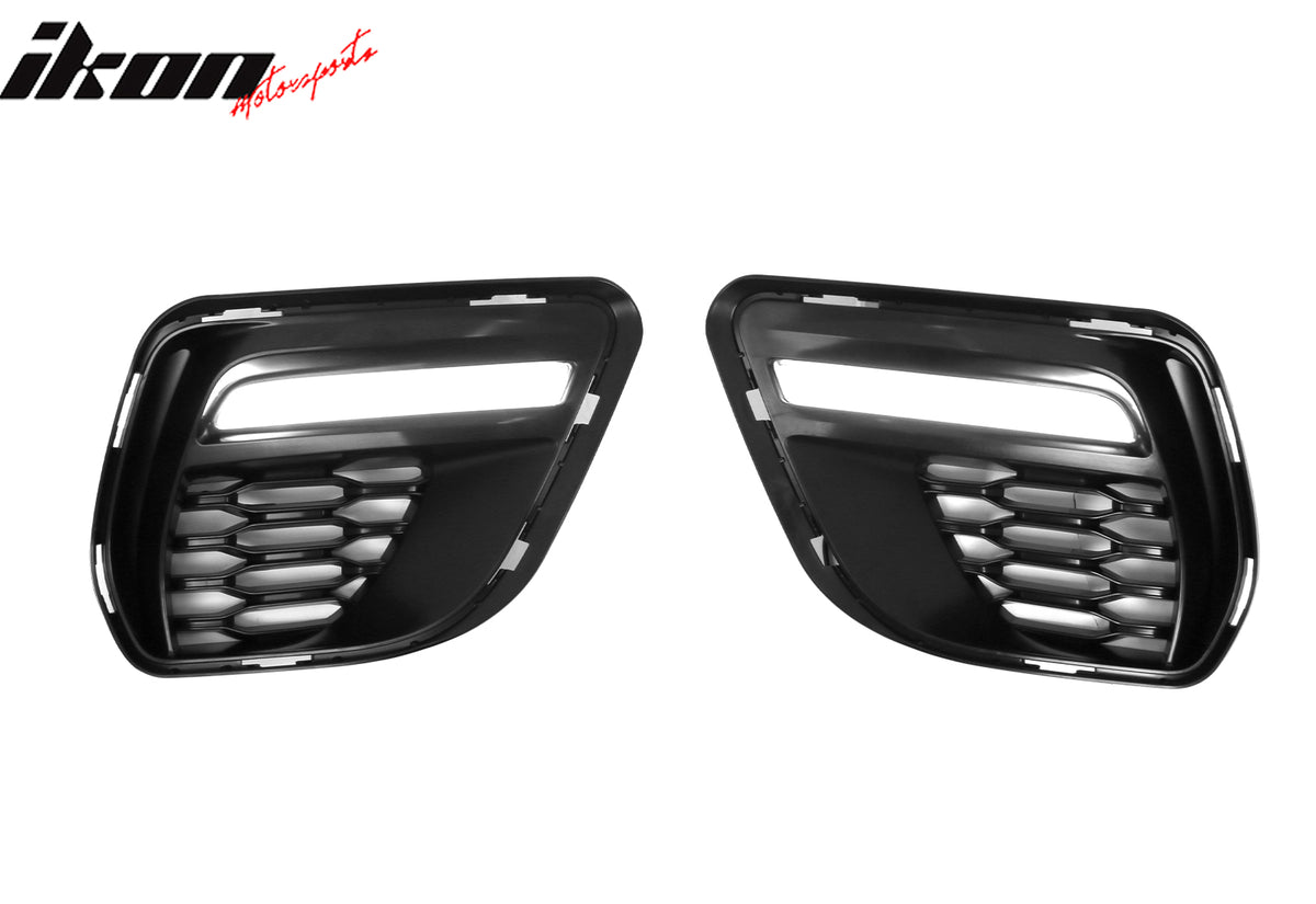 For 15-23 Charger Widebody LED Bumper Covers W/ SRT Grilles Matte Black Diffuser