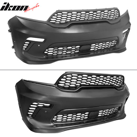 Fits 21-25 Dodge Durango Front Bumper Cover 21+ Hellcat Style Conversion w/ Lip