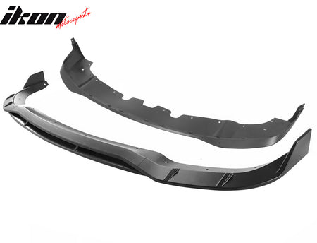 Fits 21-24 Dodge Durango Front Bumper Lip Matte Black 5PC Spoiler Chin Splitter