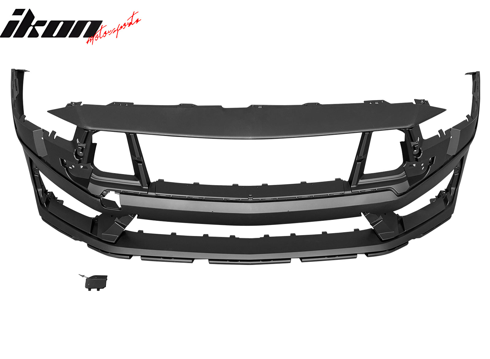 Fits 24-25 Ford Mustang Dark Horse Style Front Bumper Conversion Kit W/ Grilles