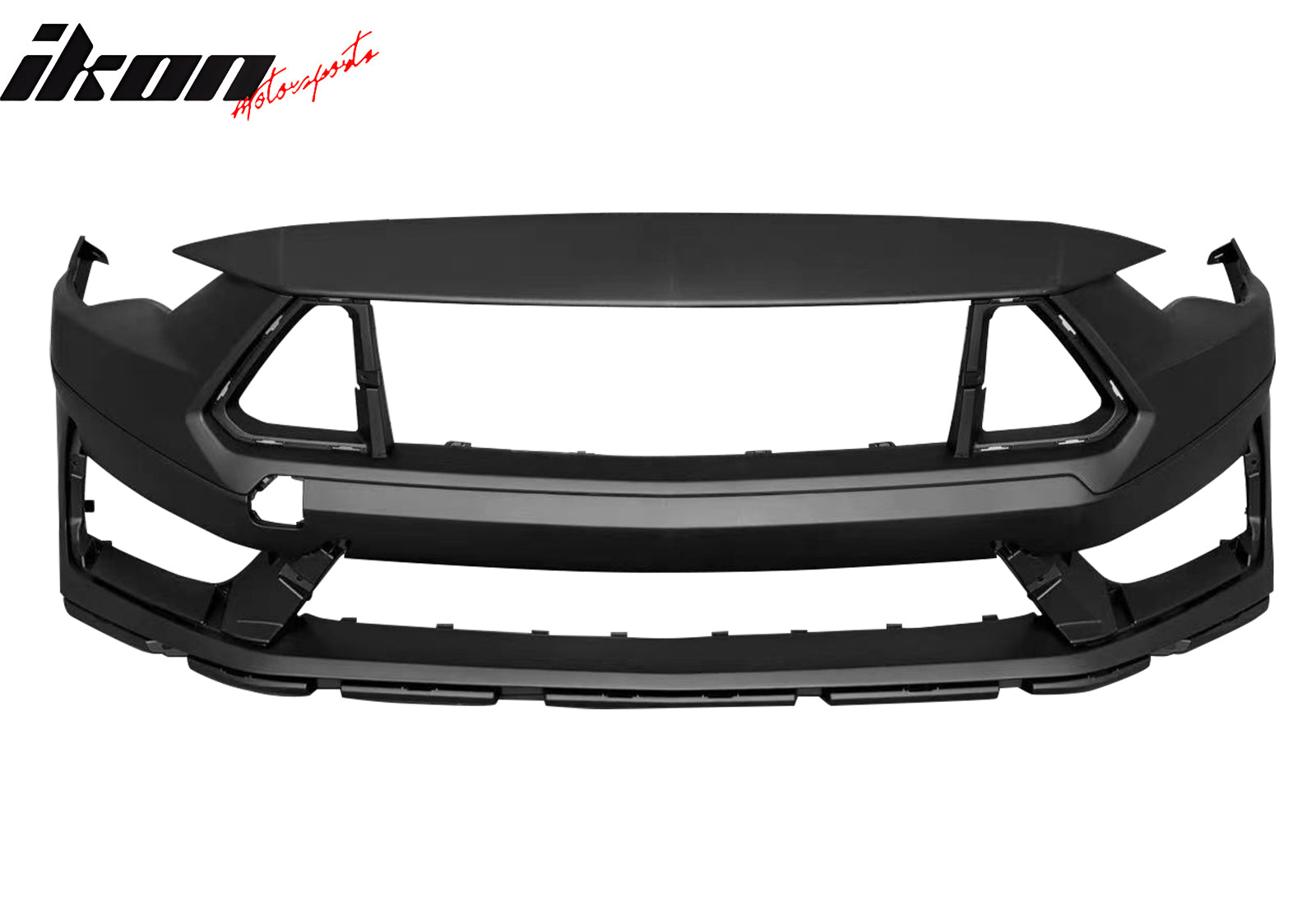 For 18-23 Ford Mustang Dark Horse HP Style Front Bumper Conversion Kit W/ Grille