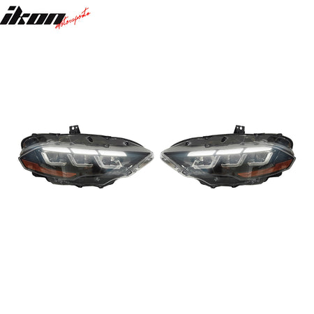 Fits 18-23 Ford Mustang Mach 1 Front Bumper Conversion 2024 LED Headlight W/ Lip