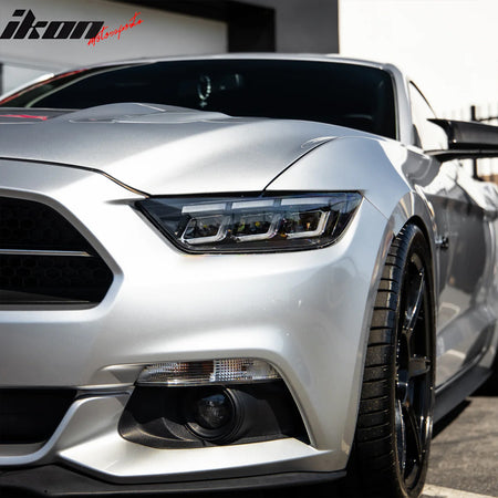 For 18-23 Ford Mustang 2021 Mach 1 Style Front Bumper Cover LED Grille Headlight