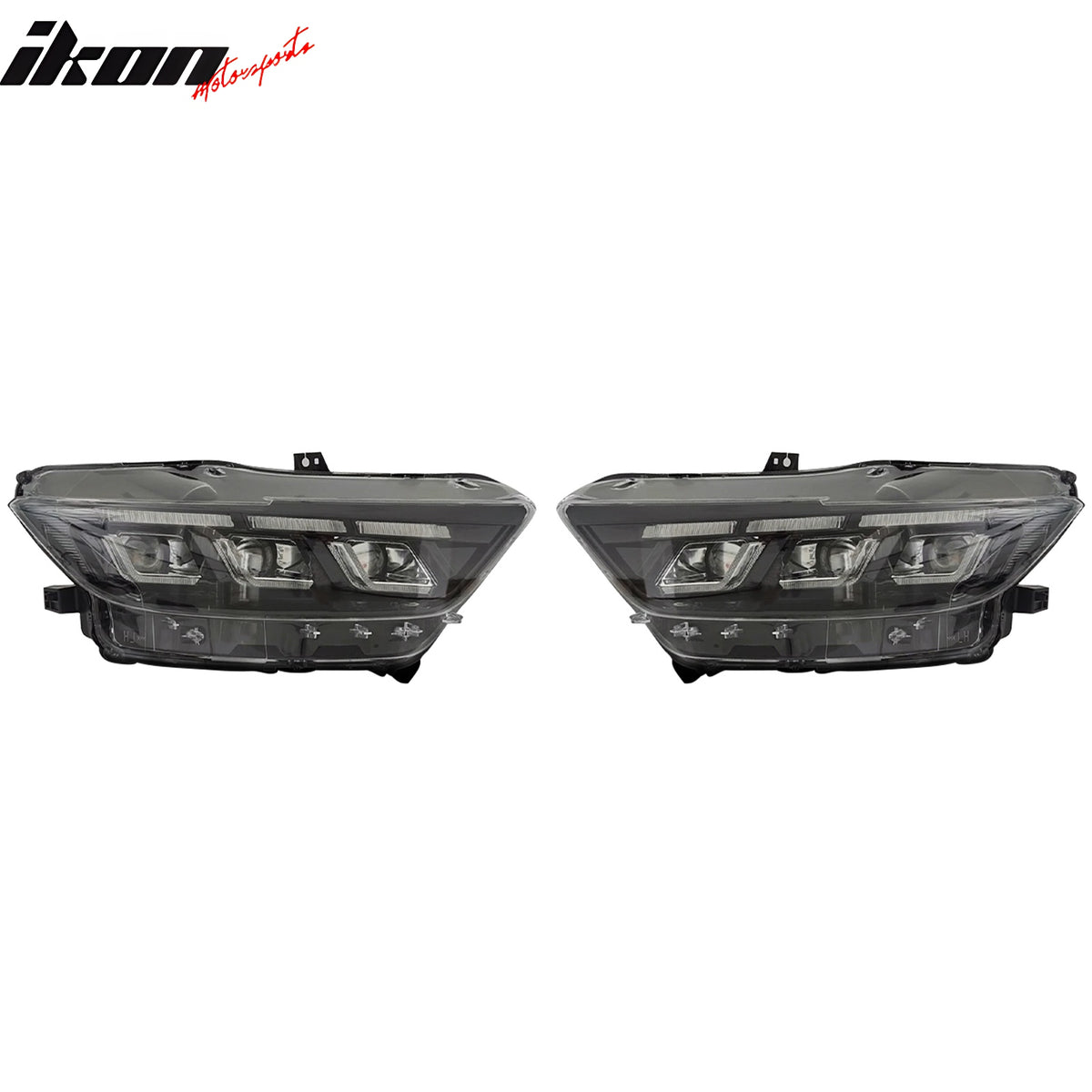 For 18-23 Ford Mustang 2021 Mach 1 Style Front Bumper Cover LED Grille Headlight