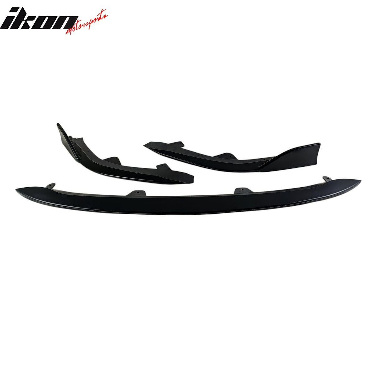 Fits 19-21 Toyota Corolla E210 Hatchback 5Dr 3PCS Front Bumper Lip Matte Black