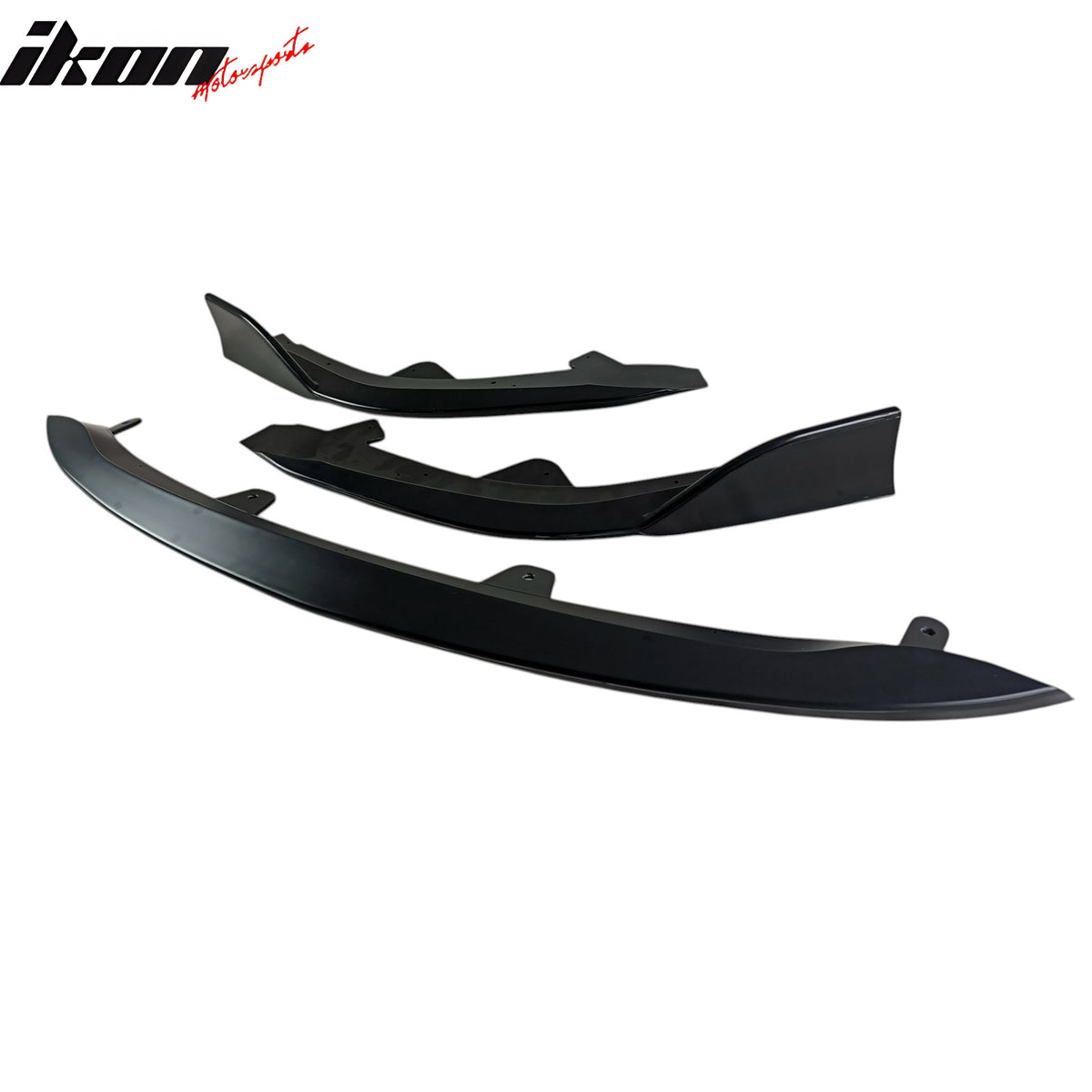 Fits 19-21 Toyota Corolla E210 Hatchback 5Dr 3PCS Front Bumper Lip Matte Black