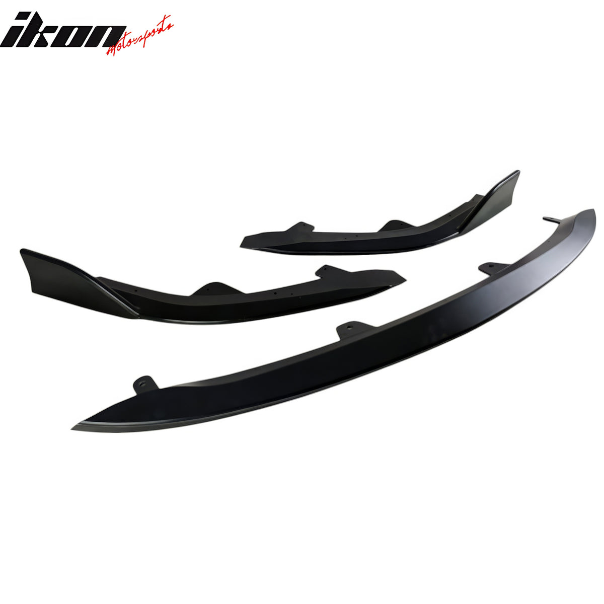 Fits 19-21 Toyota Corolla E210 Hatchback 5Dr 3PCS Front Bumper Lip Matte Black