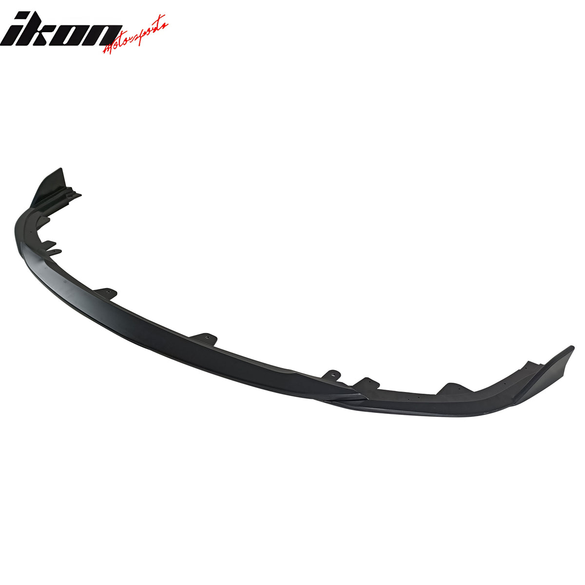 IKON MOTORSPORTS Front Bumper Lip, Compatible with 2023-2025 Toyota Corolla E210 Hatchback 5Dr, Unpainted Black ABS Plastic Air Dam Chin Spoiler Protector Splitter 3PCS
