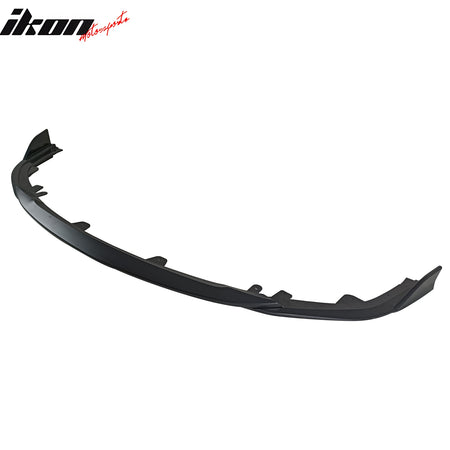 IKON MOTORSPORTS Front Bumper Lip, Compatible with 2023-2025 Toyota Corolla E210 Hatchback 5Dr, Unpainted Black ABS Plastic Air Dam Chin Spoiler Protector Splitter 3PCS