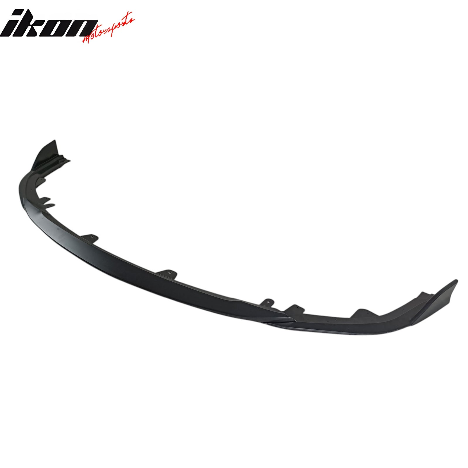 IKON MOTORSPORTS Front Bumper Lip, Compatible with 2023-2025 Toyota Corolla E210 Hatchback 5Dr, Matte Black ABS Plastic Air Dam Chin Spoiler Protector Splitter 3PCS