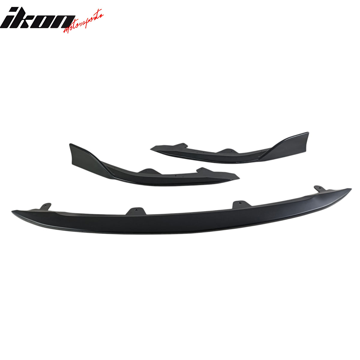Fits 23-25 Toyota Corolla E210 Hatchback 5Dr 3PCS Front Bumper Lip Matte Black