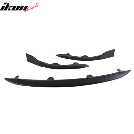 Fits 23-25 Toyota Corolla E210 Hatchback 5Dr 3PCS Front Bumper Lip Matte Black