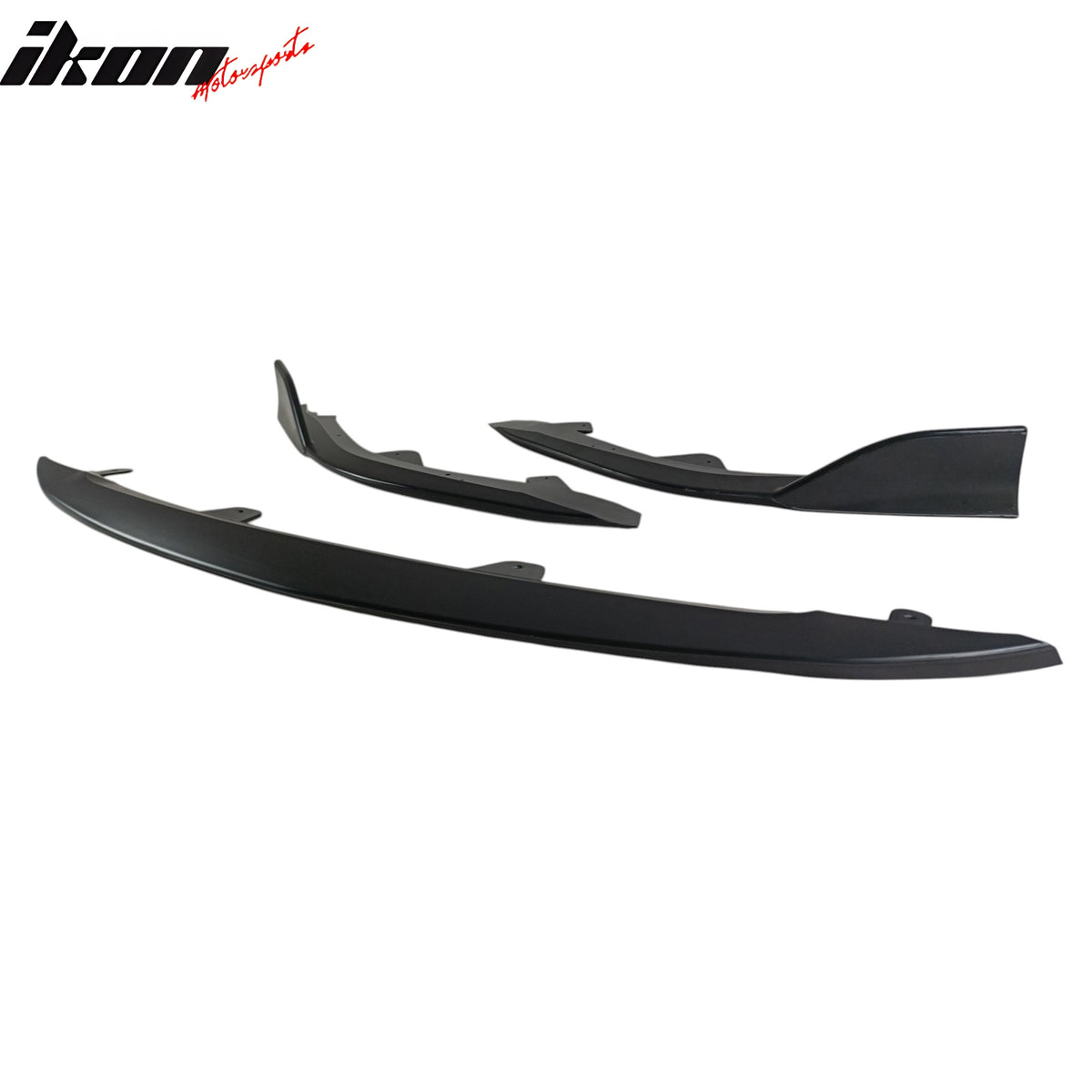 Fits 23-25 Toyota Corolla E210 Hatchback 5Dr 3PCS Front Bumper Lip Matte Black