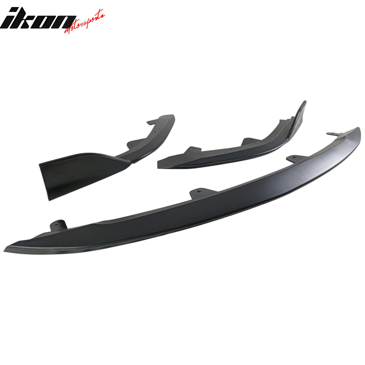 Fits 23-25 Toyota Corolla E210 Hatchback 5Dr 3PCS Front Bumper Lip Matte Black
