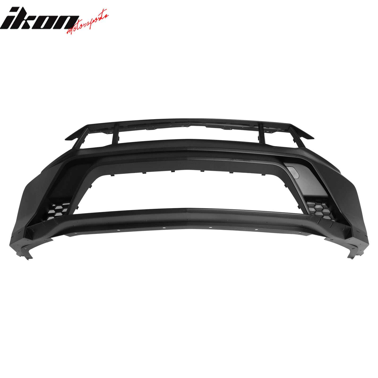 Fits 24-26 Ford Mustang Front Bumper Cover GTD Style Conversion Gloss Black Lip