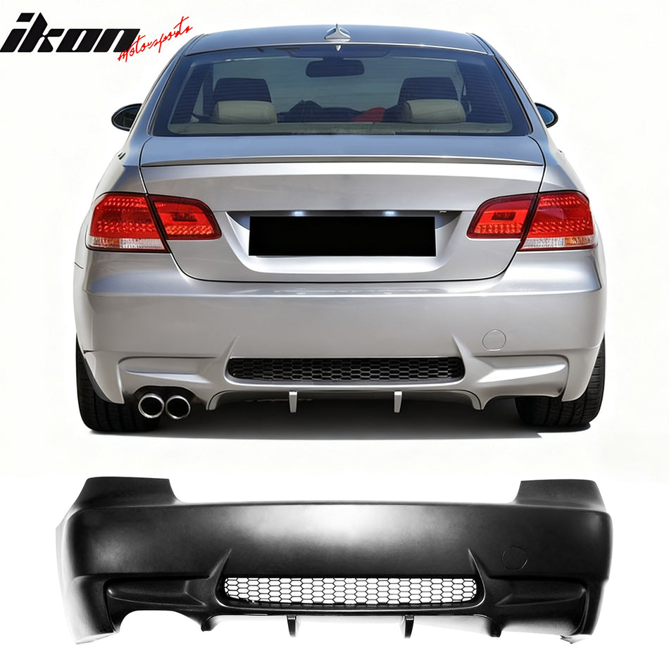 2007-2013 BMW E92 E93 3 Series M3 Style Unpainted Rear Bumper Cover PP