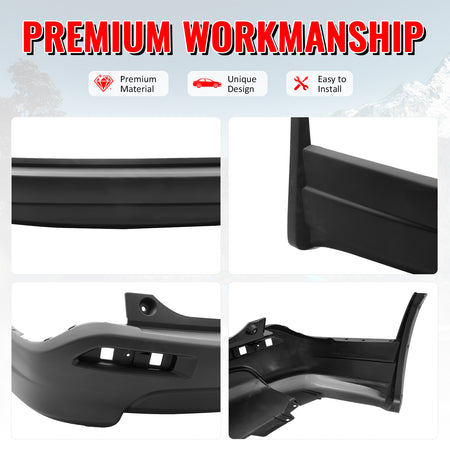 Fits 07-09 Honda CR-V CRV MD Style Rear Bumper Cover Conversion Replacement PP