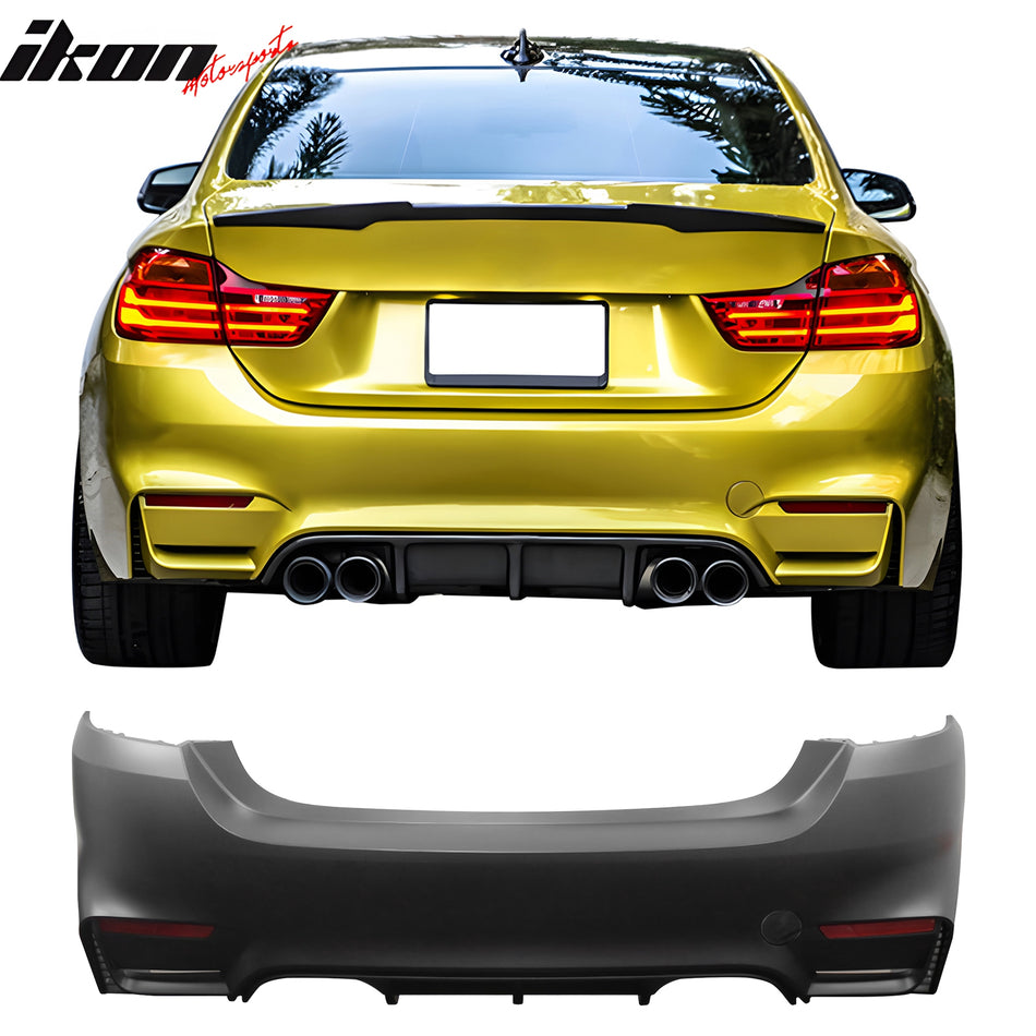2014-2020 BMW F32 4 Series M4 Style Rear Bumper Cover Replacement PP