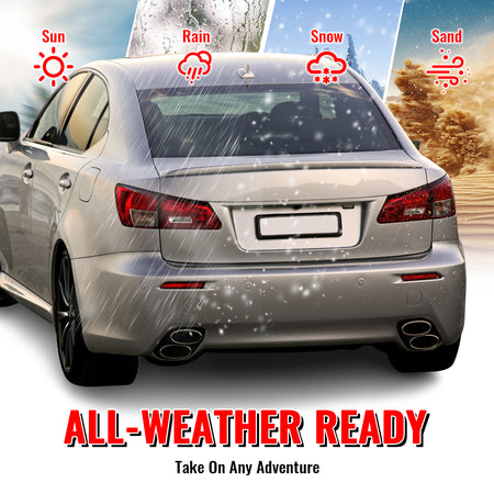 Fits 06-13 Lexus IS250 IS350 IS F Style Rear Bumper Cover W/Muffler Tip & Bezel