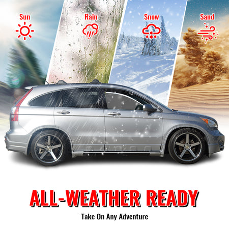 Fits 07-09 Honda CR-V MD Style Rear Bumper Cover Replacement & Side Bracket PP