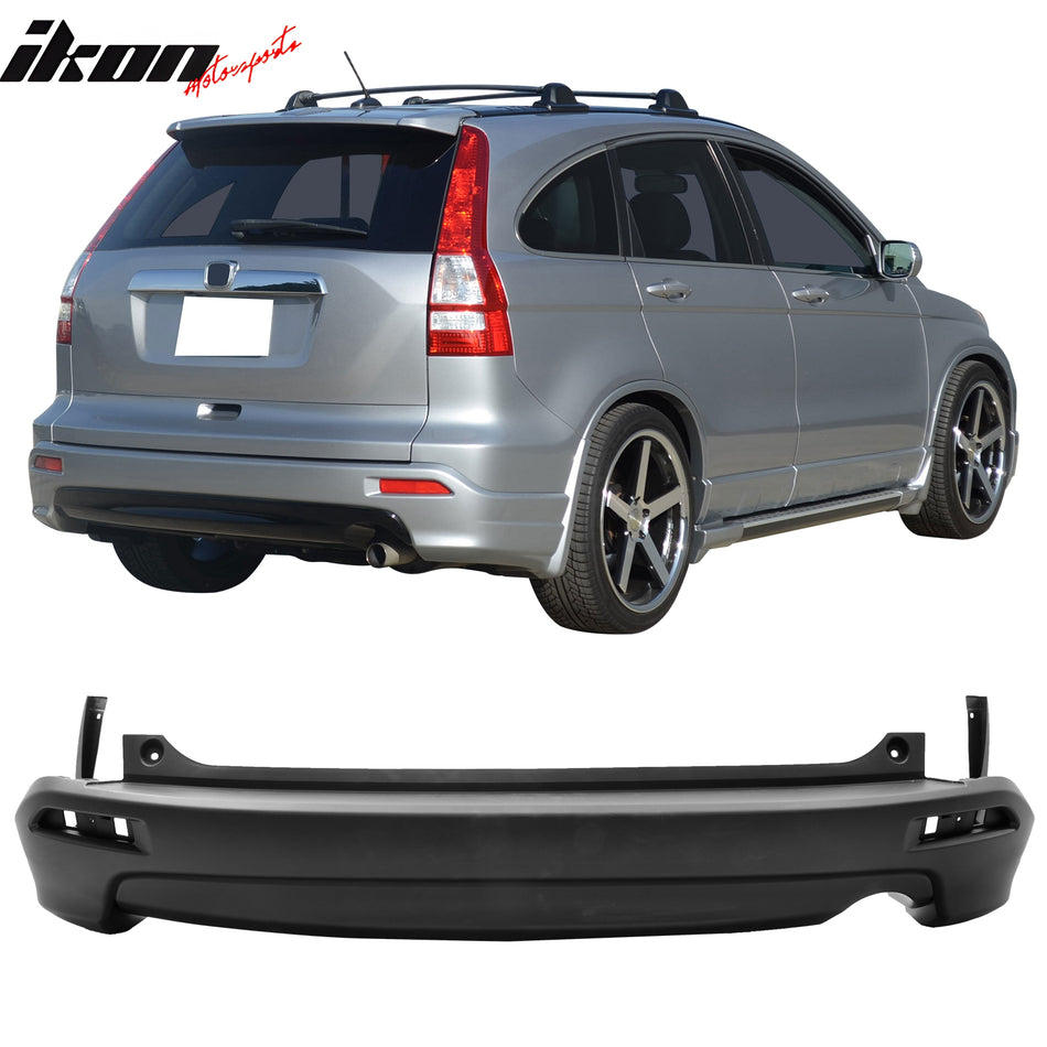 2007-2009 Honda CR-V CRV MD Style Rear Bumper Cover & Side Bracket PP
