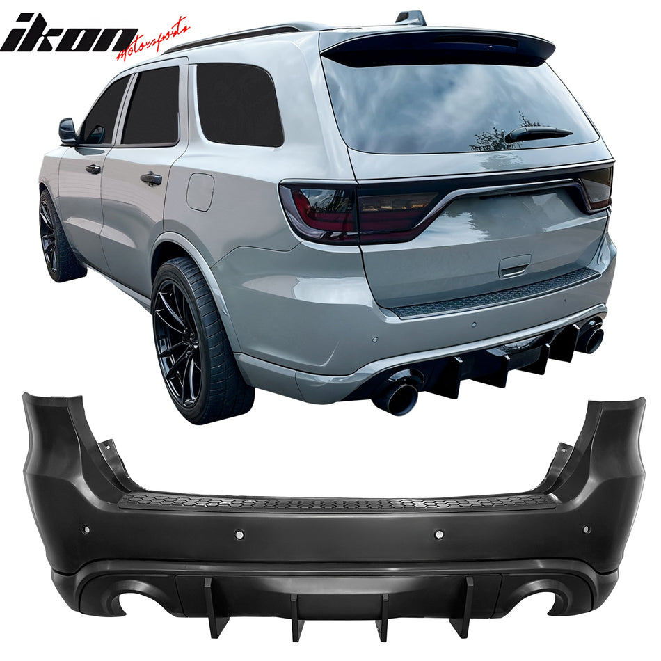 2021-2025 Dodge Durango Rear Bumper Cover W/ V2 Diffuser & Step Plate