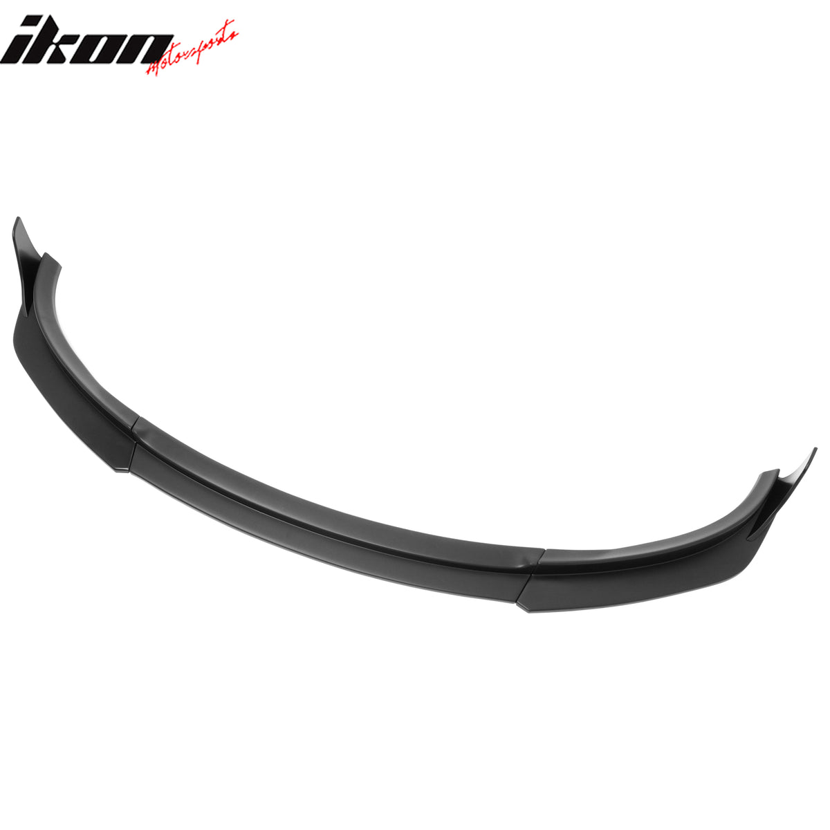 Fits 17-23 Tesla Model 3 IKON V4 3PCS Front Lip w/ V1 Style Winglets ABS