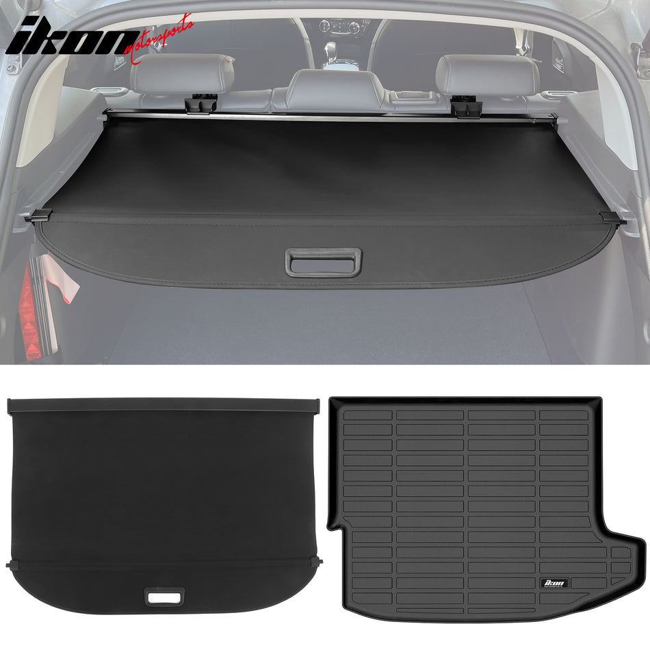 2024-2025 Chevrolet Trax 3D Trunk Mat Cargo Liner + Cargo Cover TPE