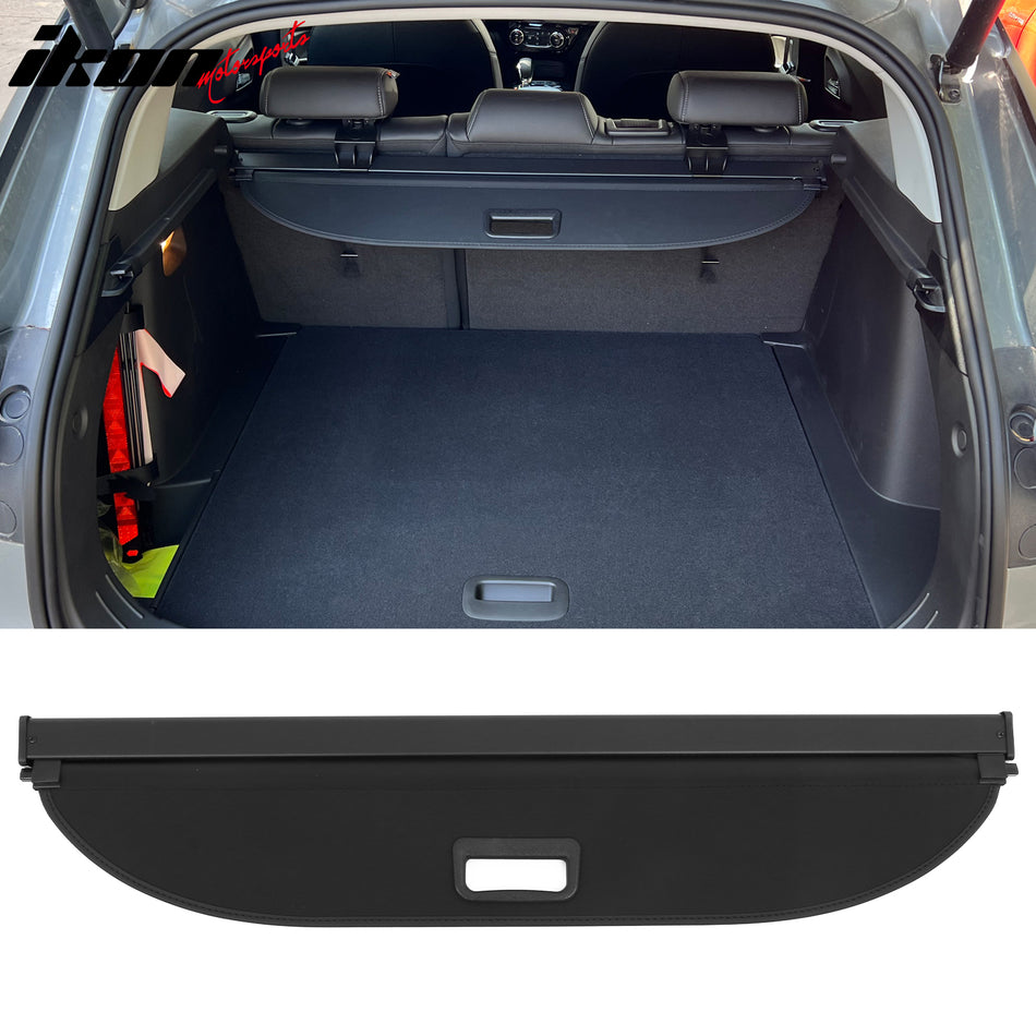 IKON MOTORSPORTS 2-in-1 Trunk Liner Set, Compatible with 2024-2025 Chevrolet Trax, Storage Organized Cargo Cover & All-Weather Protection Waterproof Trunk Floor Mat