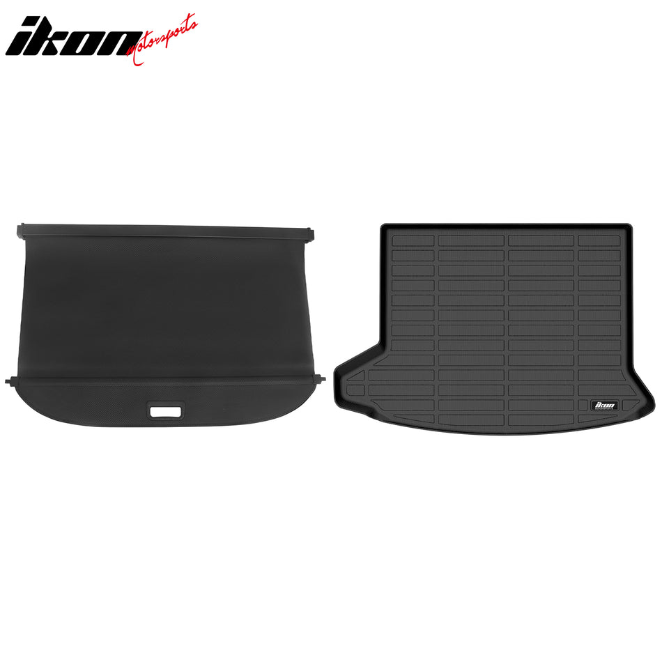 2019-2025 Cadillac XT4 3D Trunk Mat Cargo Liner + Cargo Cover TPE