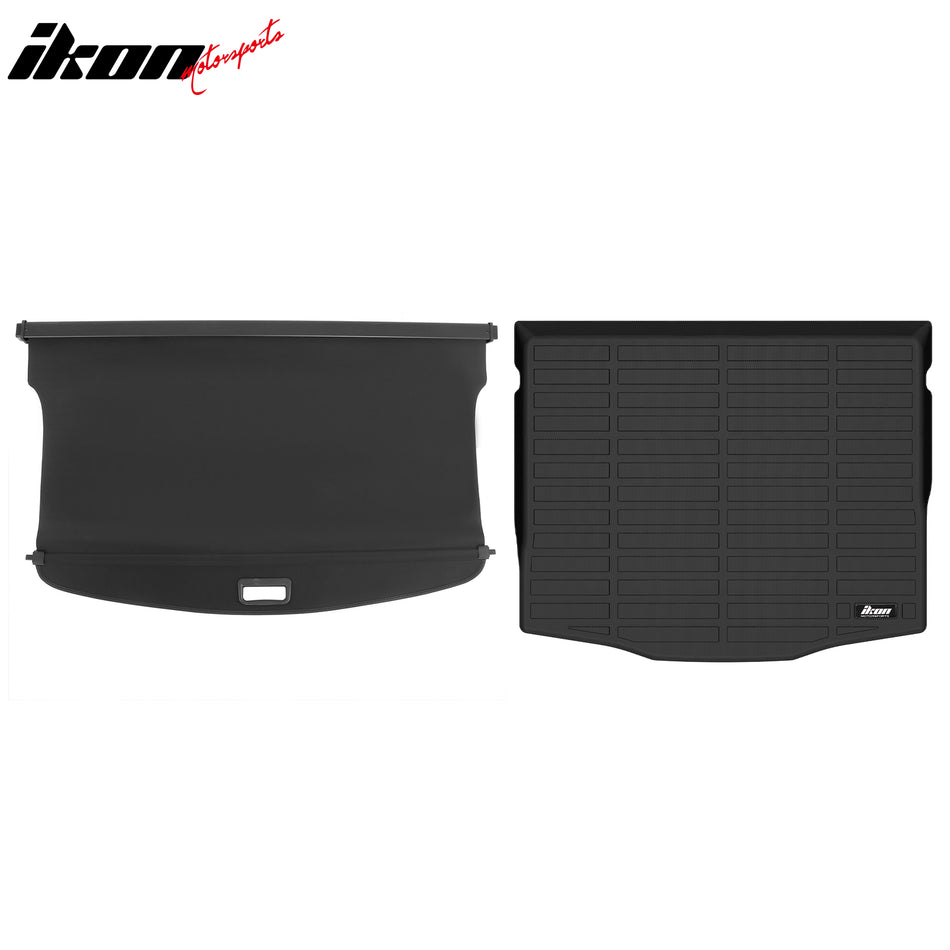 2020-2025 Ford Escape 3D Trunk Mat Cargo Liner + Cargo Cover TPE