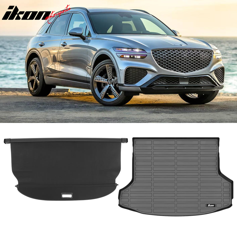 2022-2025 Genesis GV70 3D Trunk Mat Cargo Liner + Cargo Cover TPE