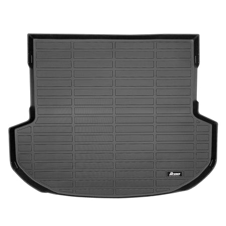 Fits 21-23 Hyundai Santa Fe 3D TPE Trunk Mat Cargo Liner Pad + Gray Cargo Cover