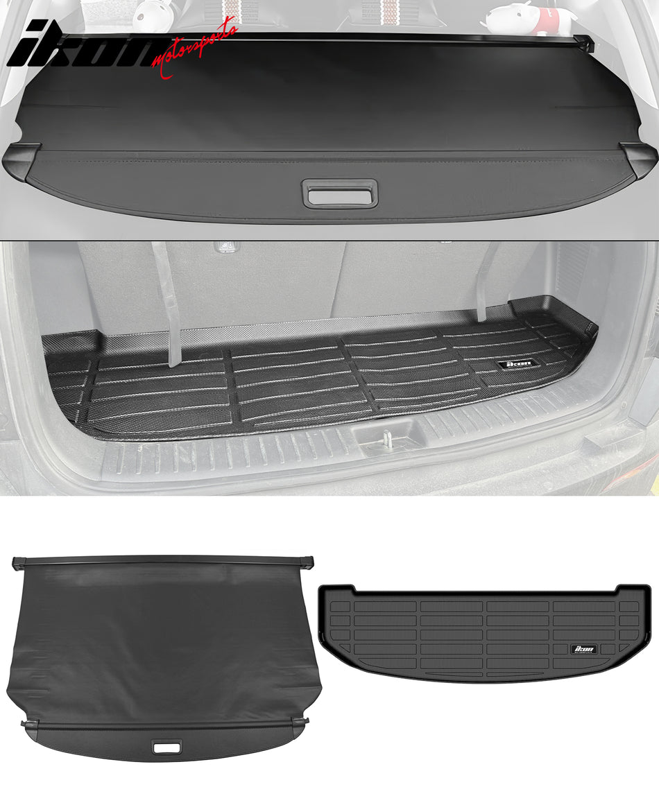 2021-2025 Kia Sorento 3D Trunk Mat Cargo Liner + Cargo Cover TPE