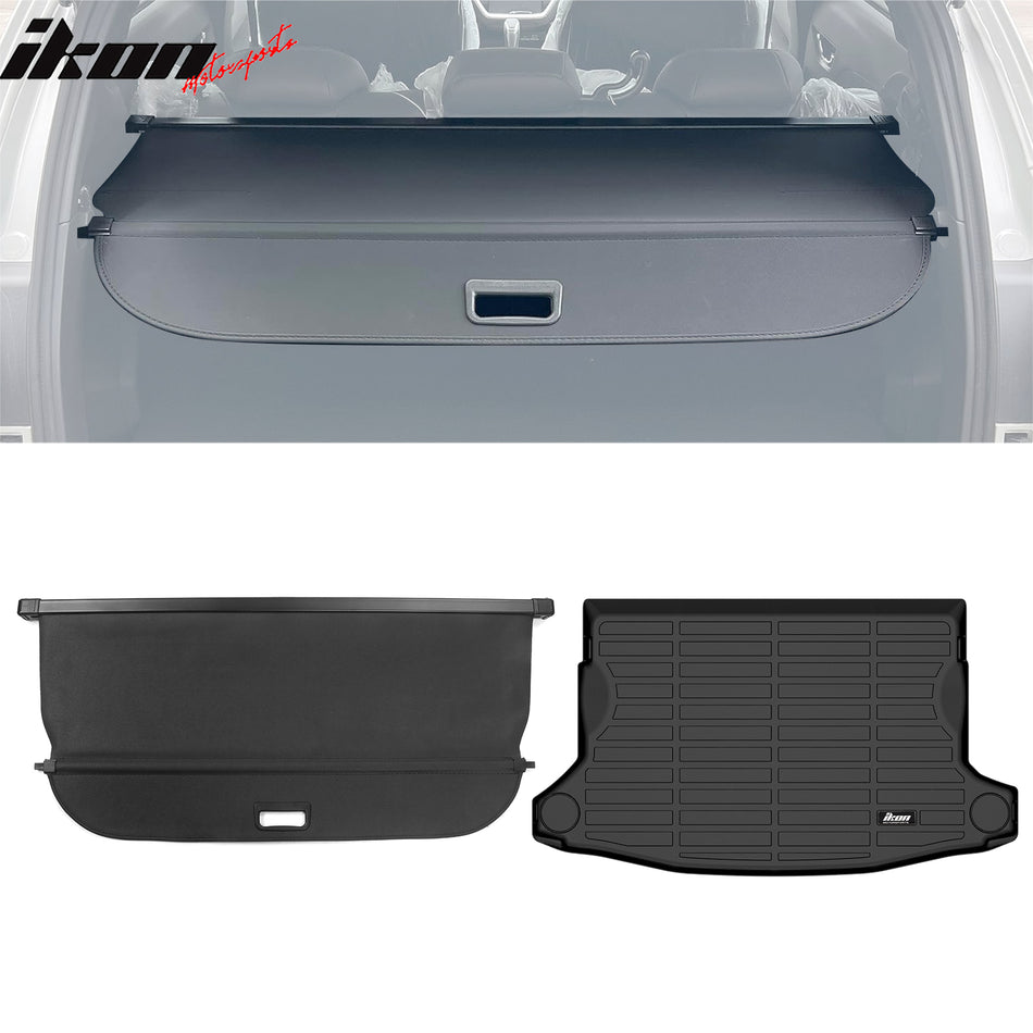 2024-2025 Subaru Crosstrek 3D Trunk Mat Cargo Liner + Cargo Cover TPE