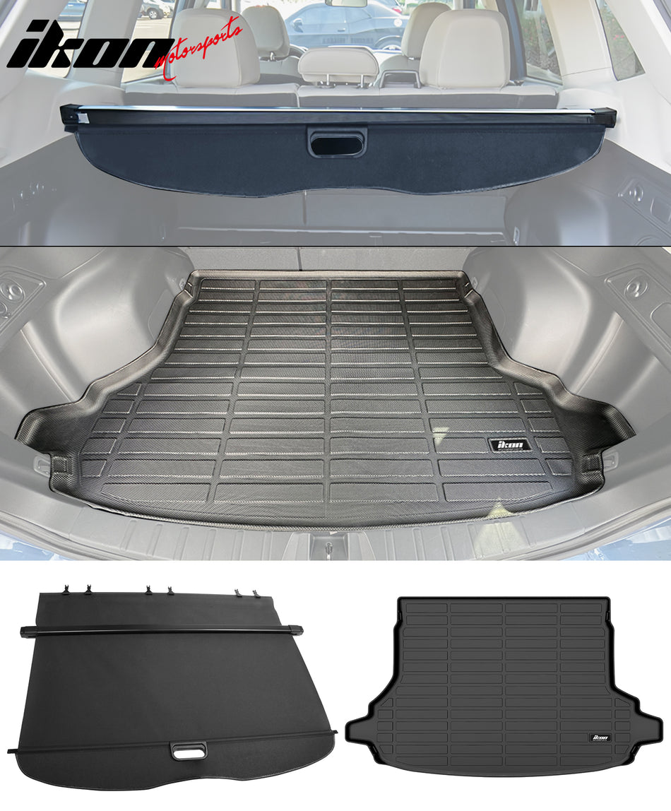 2019-2024 Subaru Forester 3D Trunk Mat Cargo Liner + Cargo Cover TPE