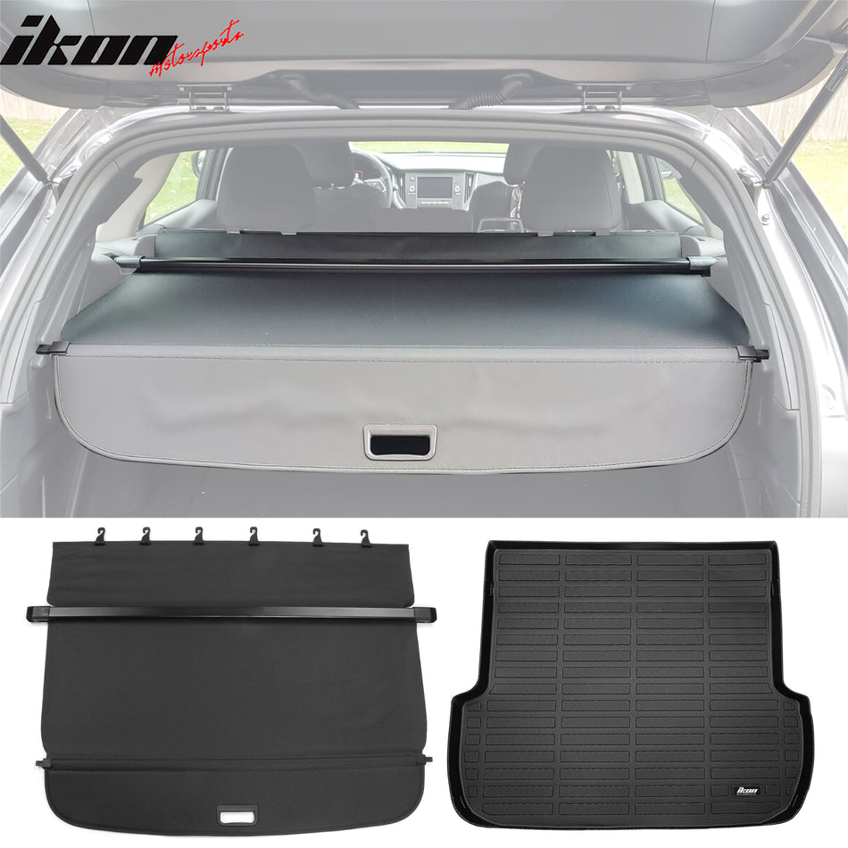 2020-2024 Subaru Outback 3D Trunk Mat Cargo Liner + Cargo Cover TPE
