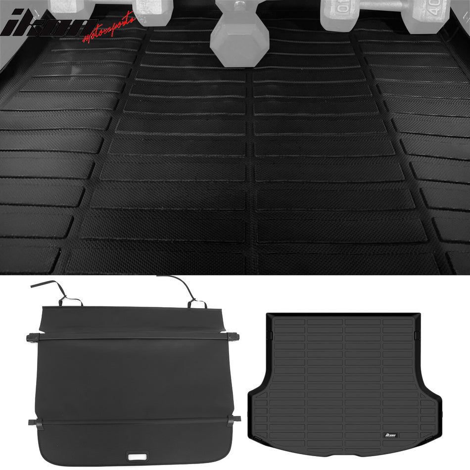 2023-2025 Lexus RX 3D Trunk Mat Cargo Liner + Cargo Cover TPE