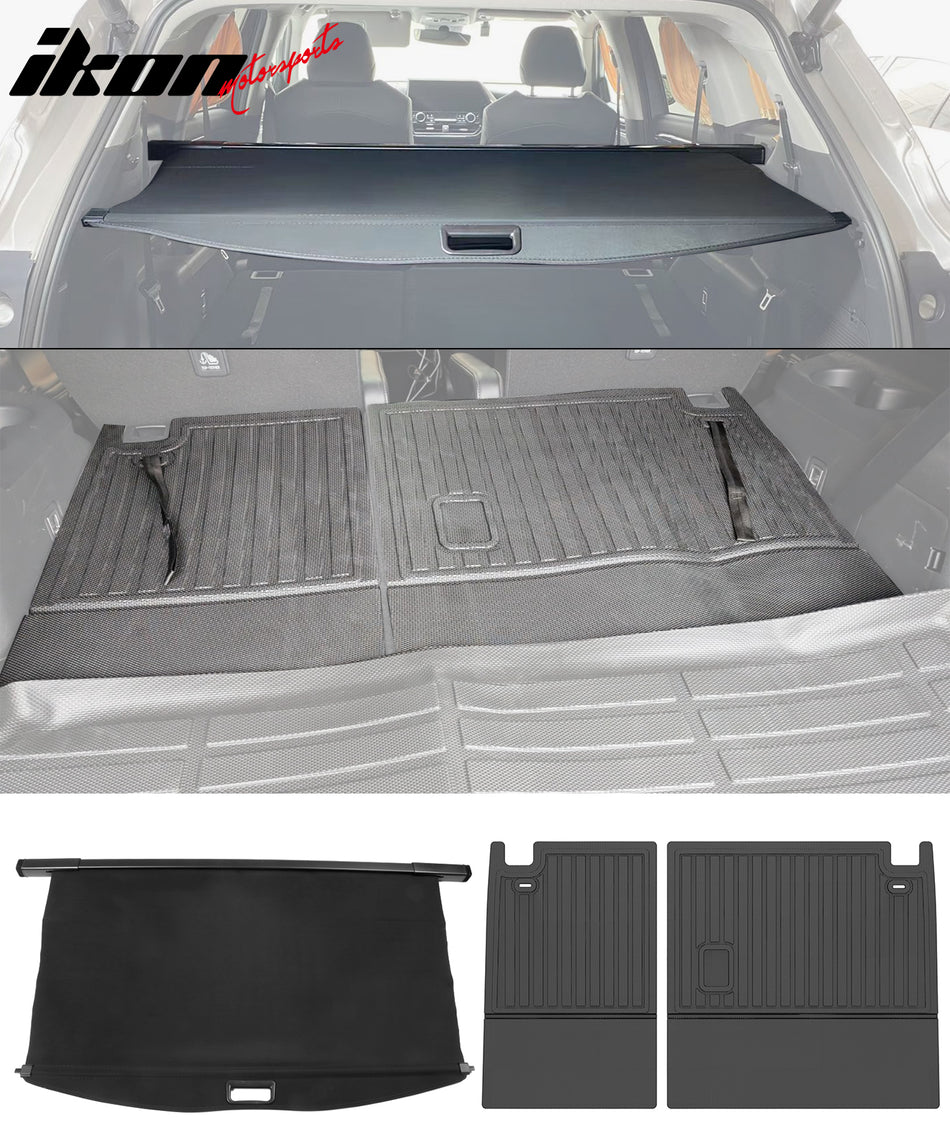 2020-2025 Toyota Highlander 3D Backrest Mat Liner + Cargo Cover TPE