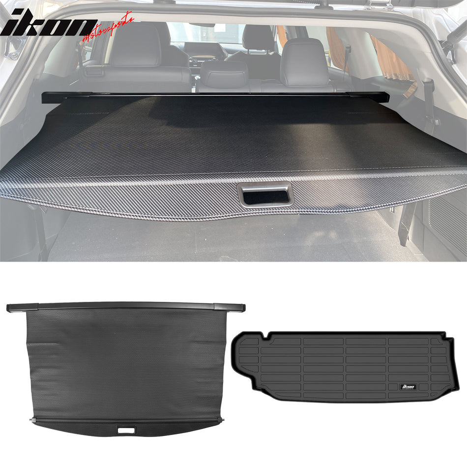 2020-2025 Highlander Trunk Mat + Carbon Fiber Texture Cargo Cover TPE